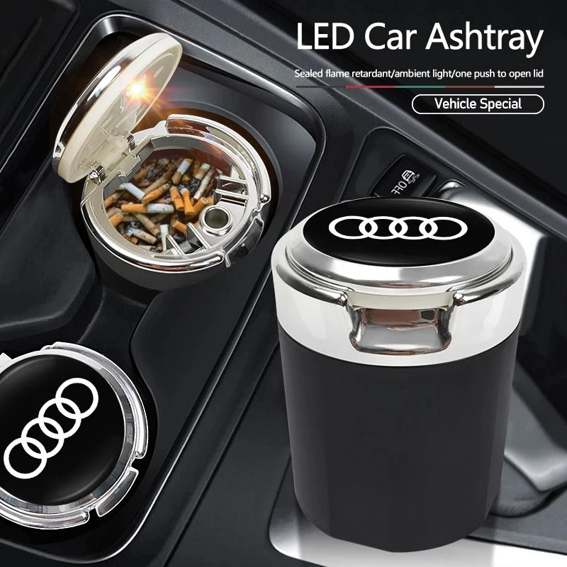 Car Interior Ashtray LED Light Portable