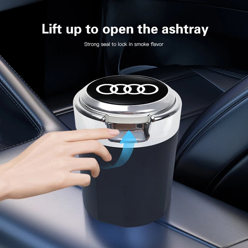 Car Interior Ashtray LED Light Portable