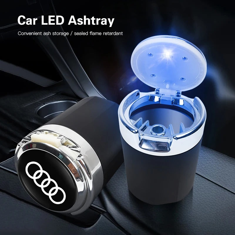 Car Interior Ashtray LED Light Portable