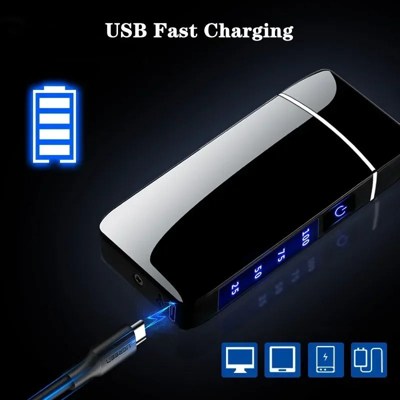 Metal Electric Outdoor Windproof Lighter