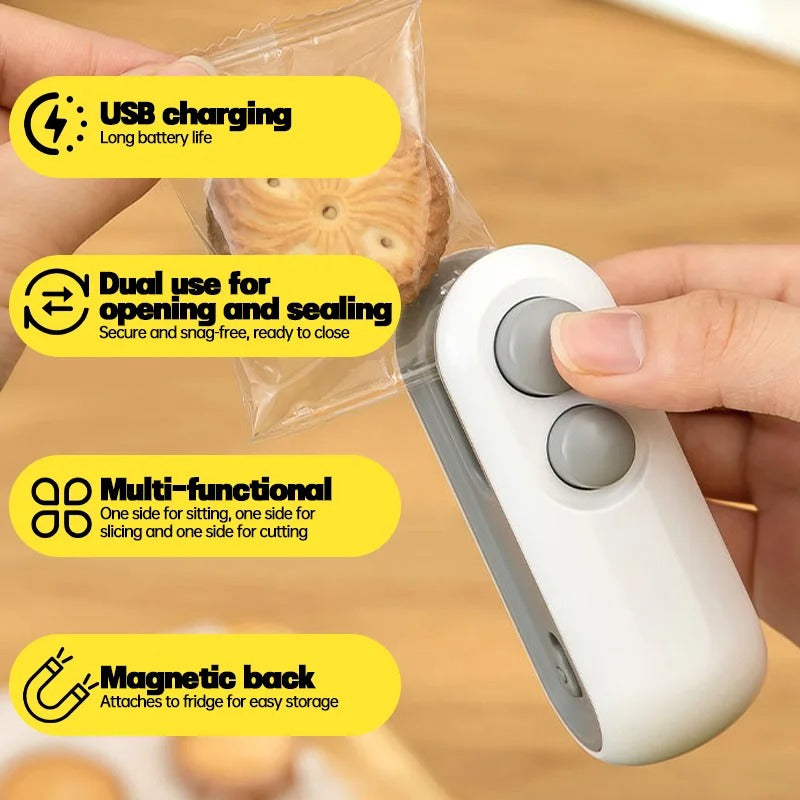 2in1 Plastic Bag Sealing & cutting Machine