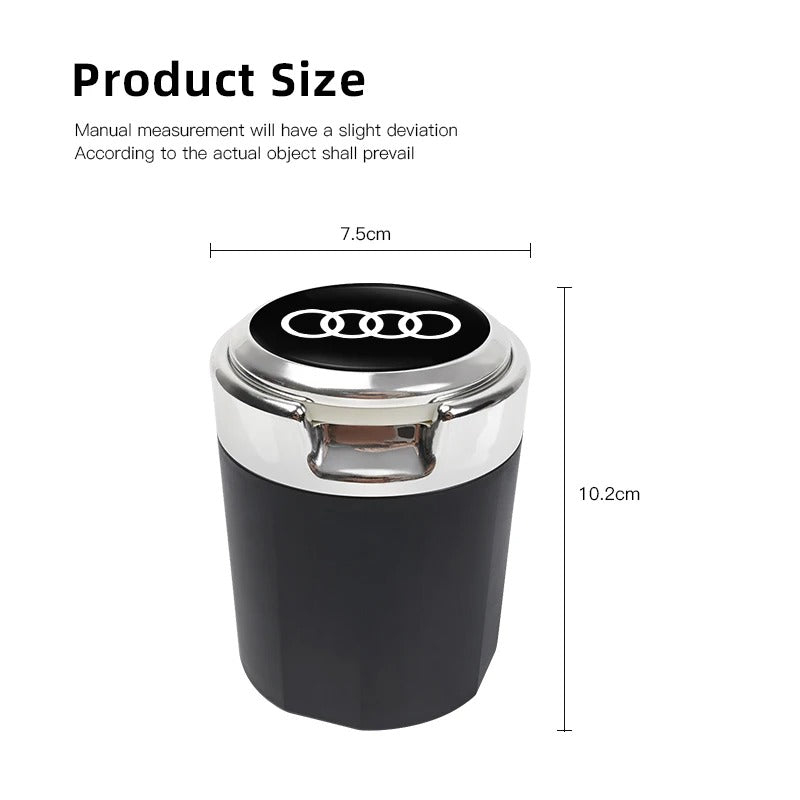 Car Interior Ashtray LED Light Portable