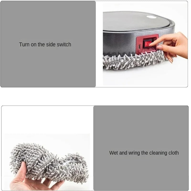 New Rechargeable Smart Mopping Robot Spray Cleaner